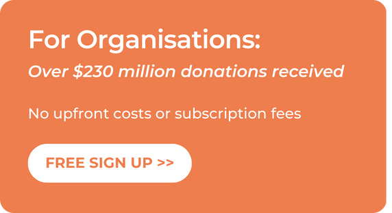 GiveNow is the best small to medium sized grassroot not-for-profit and charity fundraising platform in Australia with over 230 million donations received. It's free to use with no upfront costs or subscription fees.