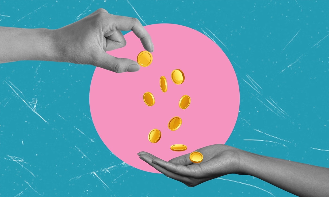 Shutterstock coins to hand