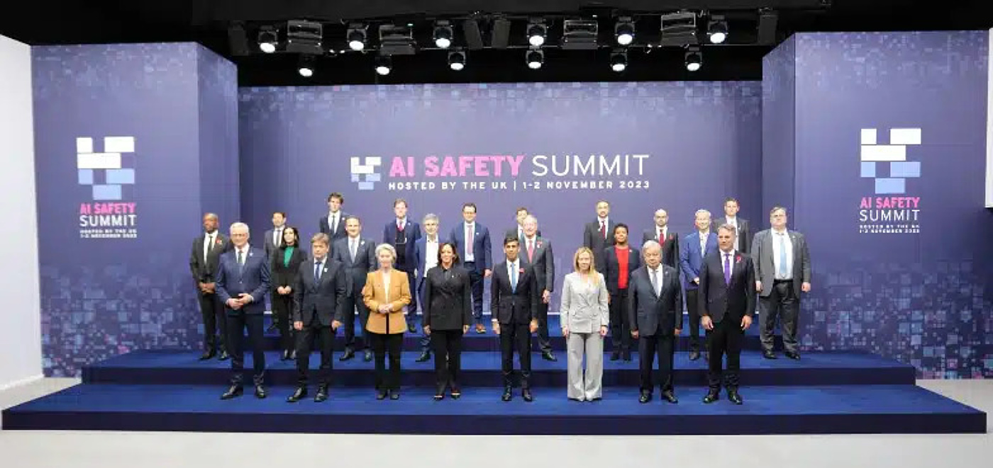 AI safety summit family photo