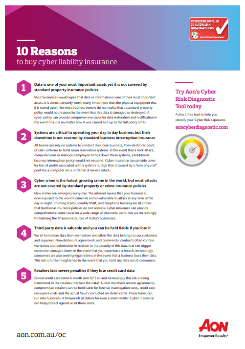 10 reasons flyer cover