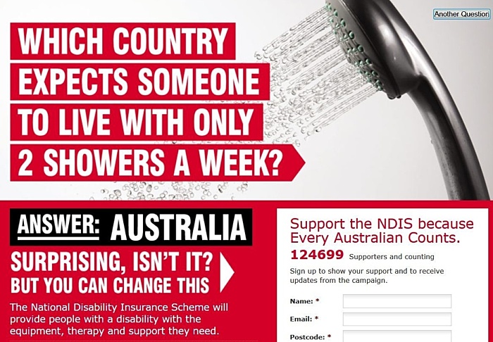NDIS campaign