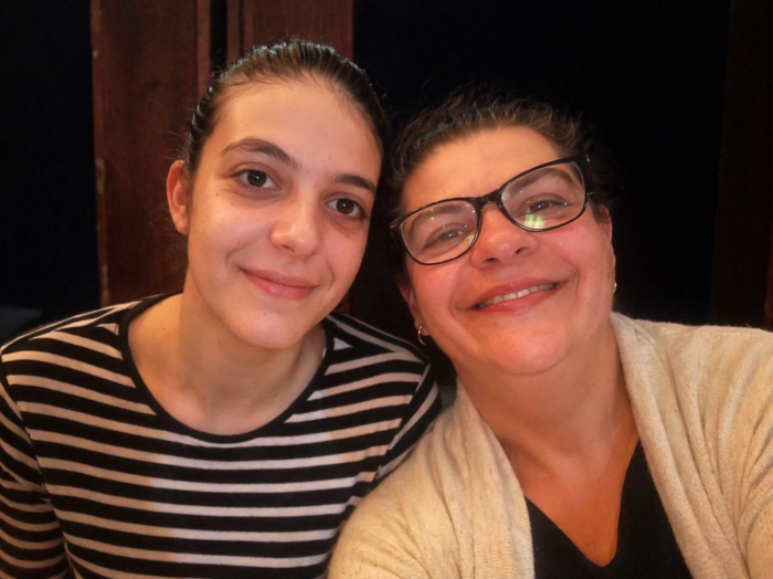 Tania Sacco with daughter Claudia Sacco