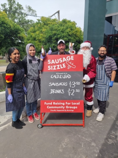 Sausage sizzle fundraiser