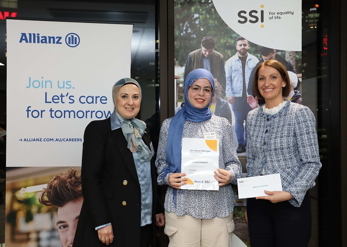Scholarship recipient Batoul A A Hashem