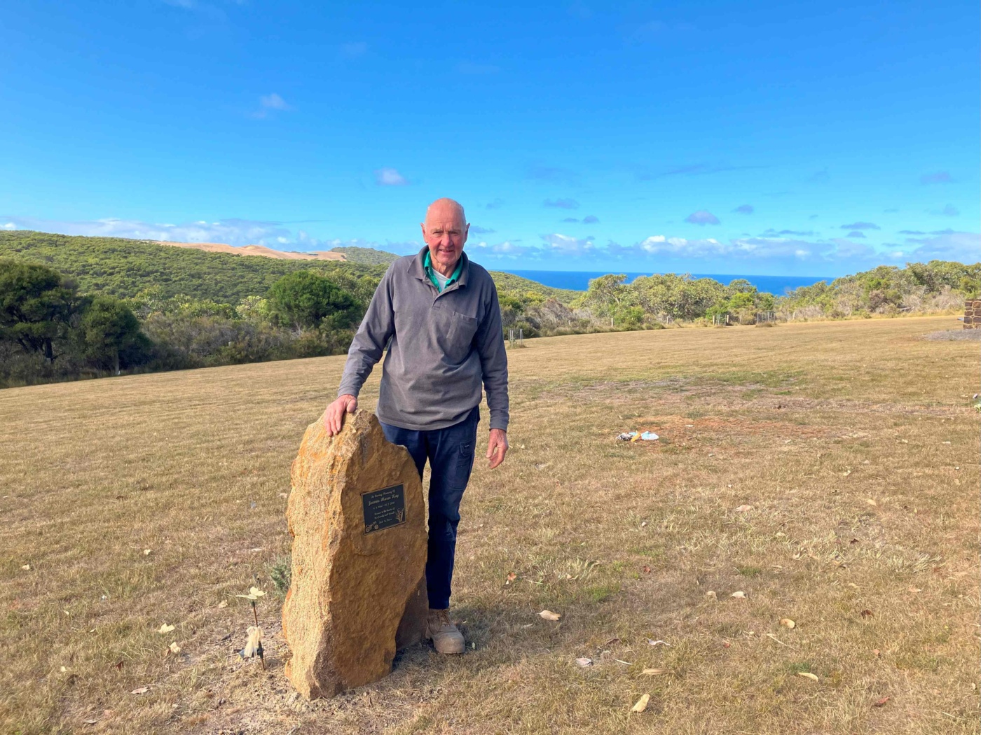 Lloyd sweeping views Moonlight Head