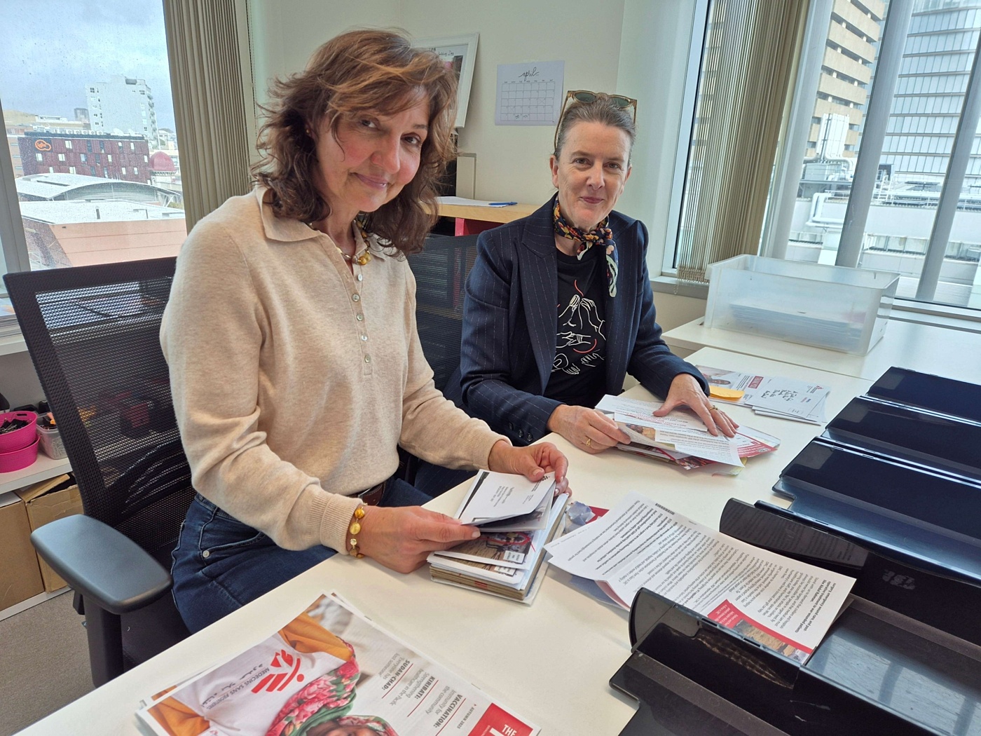 MSF Supporter Relations Volunteers Lucia Kavanagh Naomi resized