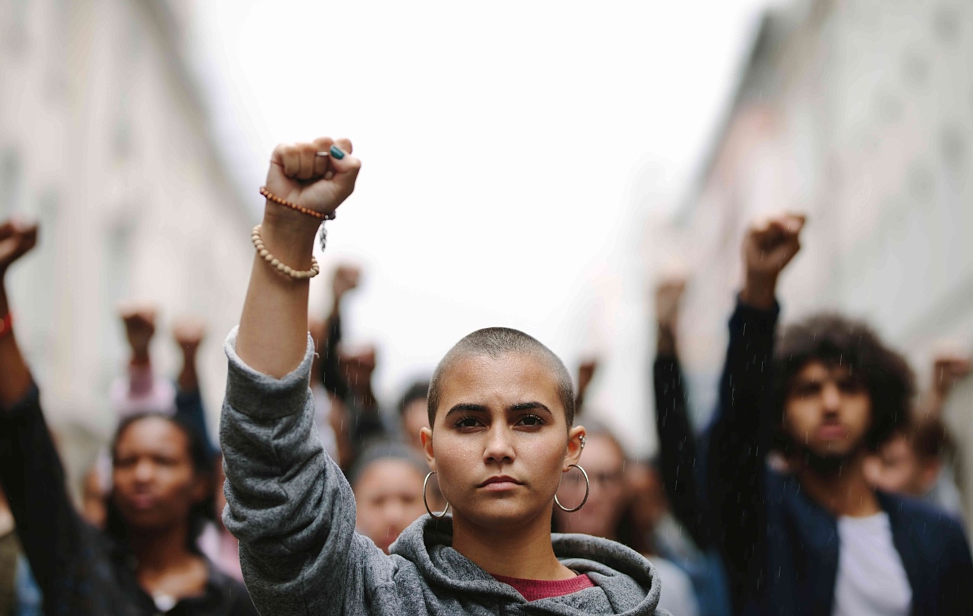 Rebel protest