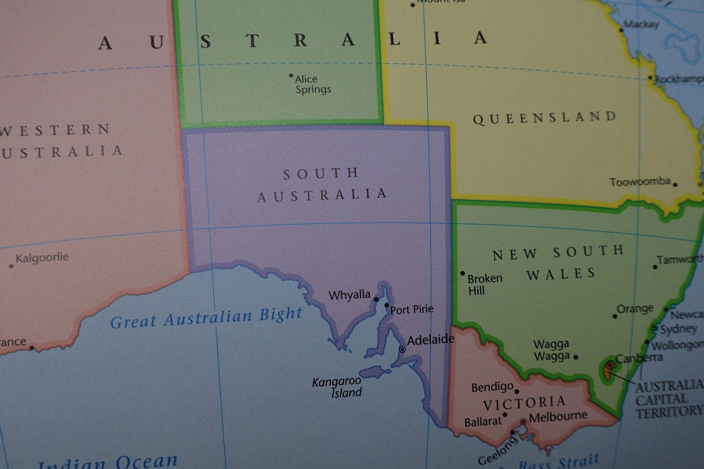 Shutterstock aust states map