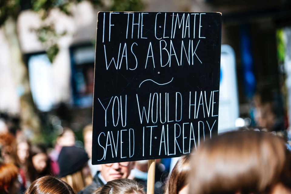 Climate change sign protest resized