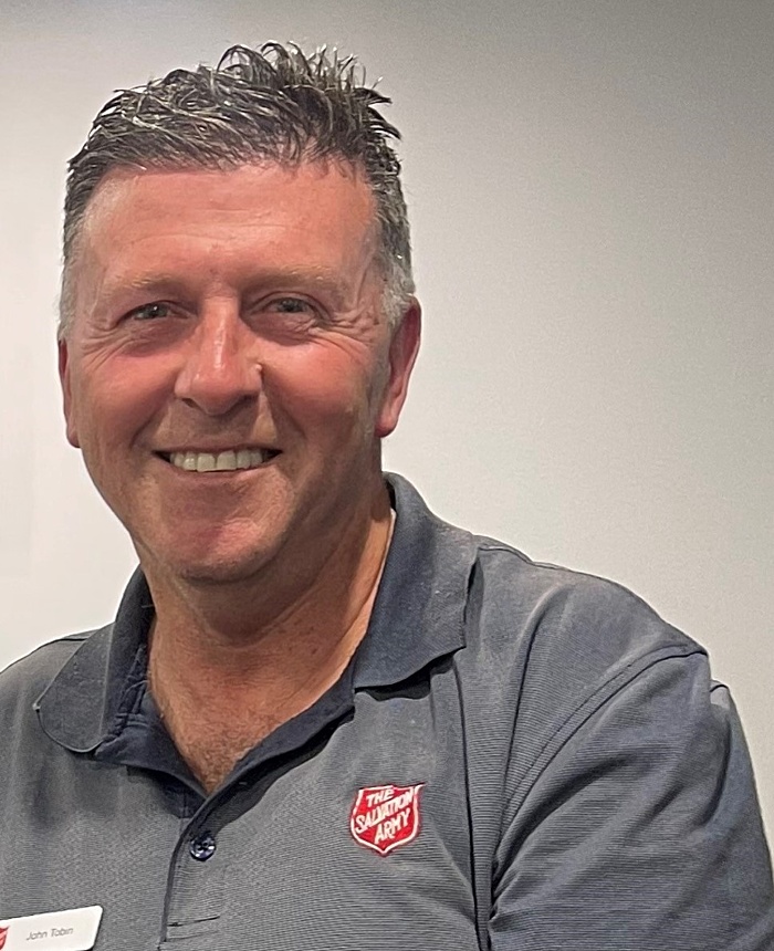 Salvation Army head of wills John Tobin