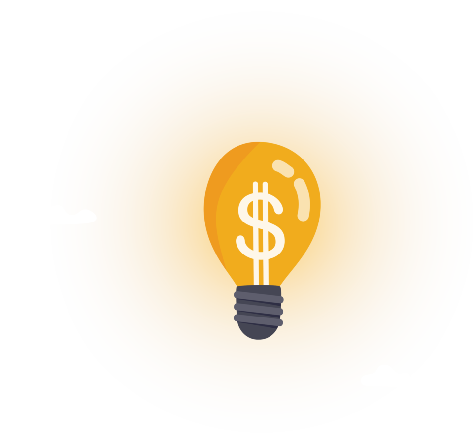 Finance light bulb 4